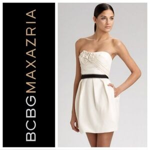 BCBG Cream Dress -Size 8